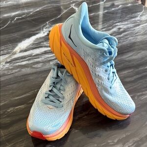 Hoka Clifton 8 Athletic Shoes with Breathable Mesh